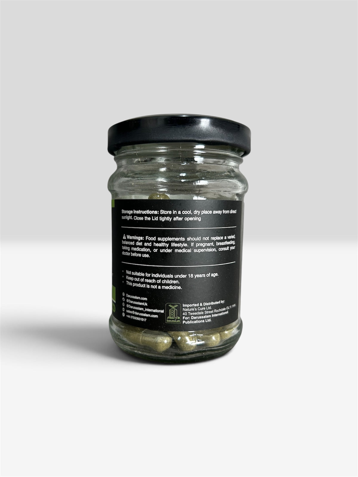 MORINGA POWDER CAPSULES (60) BY DARUSSALAM