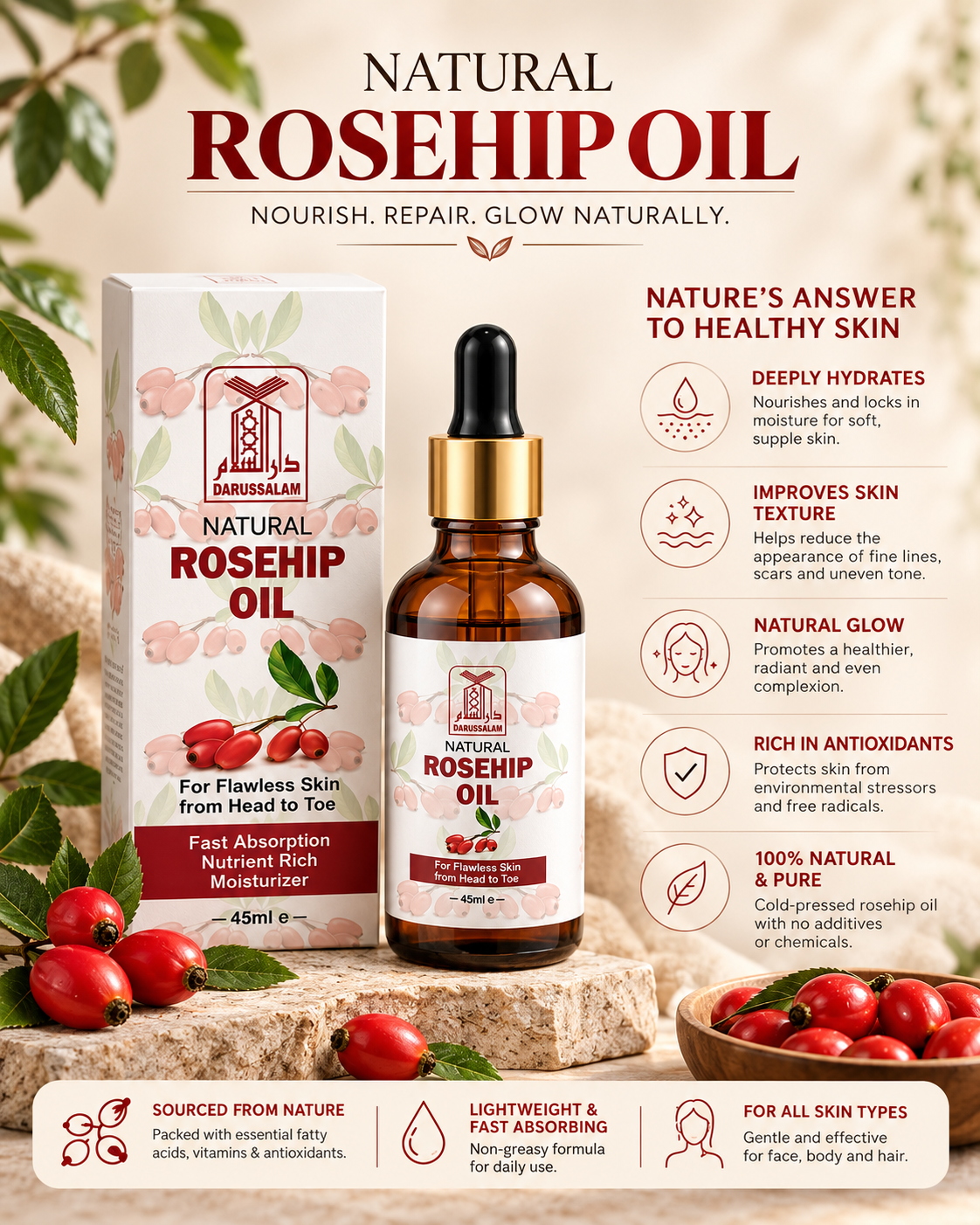 ROSEHIP OIL 45ML