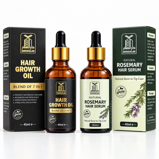 Hair Growth Oil & Rosemary Oil Bundle Set