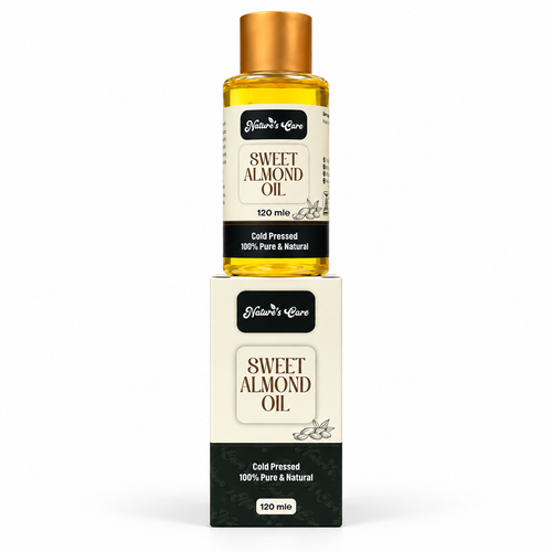 Natural Skin Care Oils Collection – Flax Seed Oil, Castor Oil, Sesame Oil & Sweet Almond Oil | 120ml